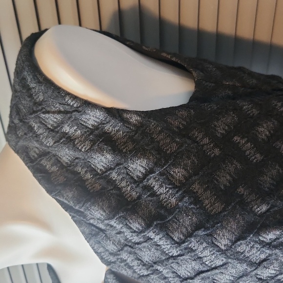 Connected Apparel Basketweave Textured Dress - Picture 7 of 13